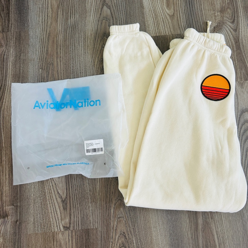 NWT Aviator Nation Sunset Stitched pants